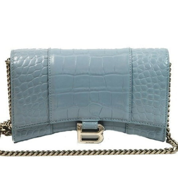 Balenciaga Hourglass Chain Wallet - Picture 1 of 6